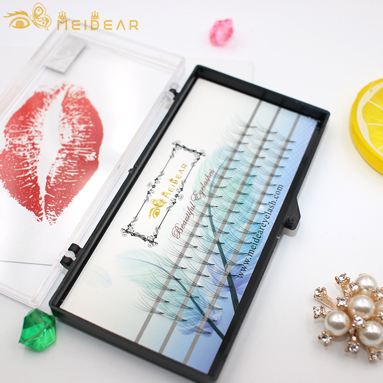 Best quality Pre-fanned russian volume eyelash extension with own brand name design